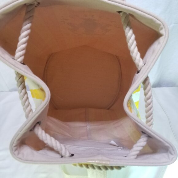 Giorgio Beverly Hills Women's Rare Vintage Canvas Beach Tote Bag - Picture 4 of 8